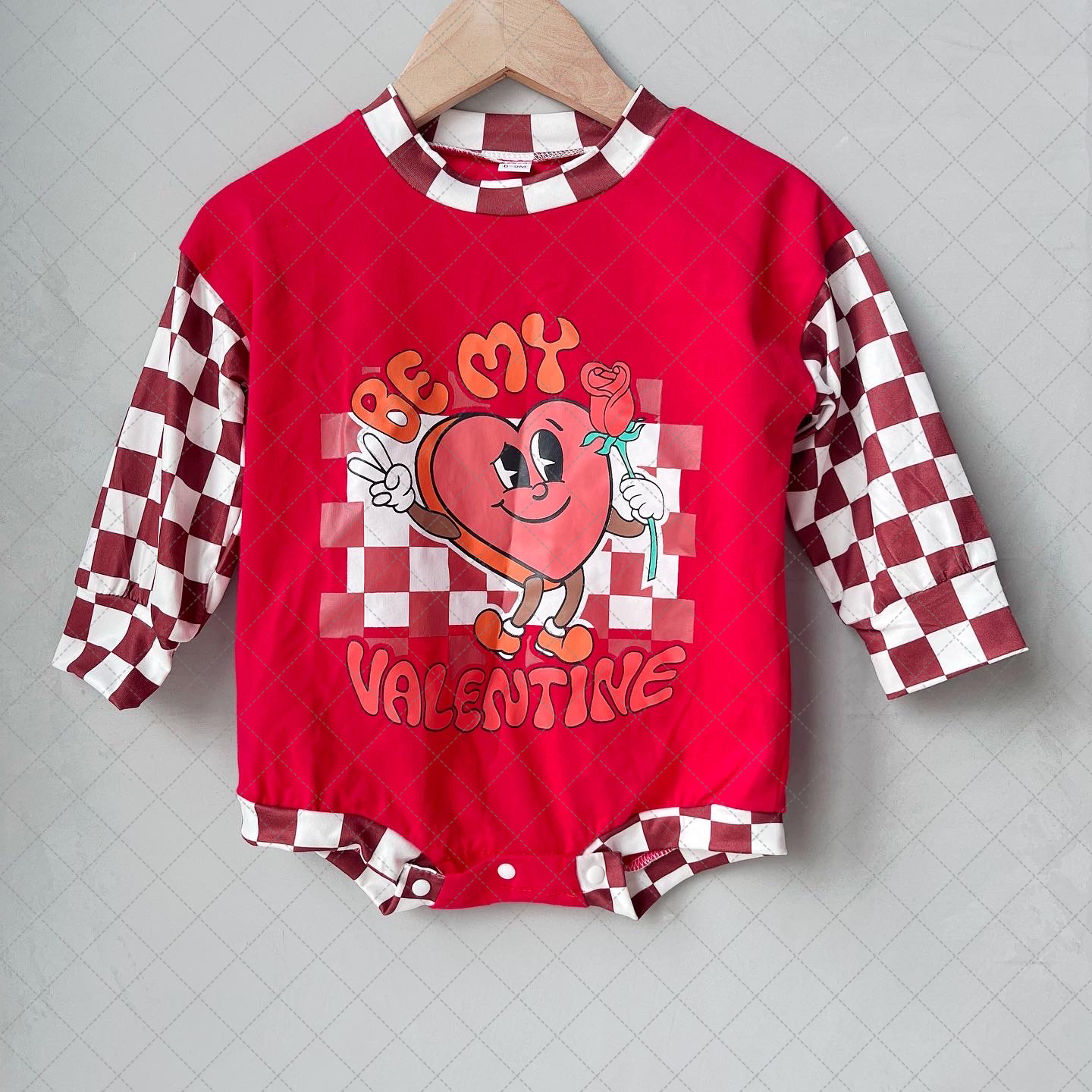 Baby Be My Valentine Romper