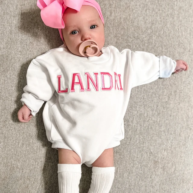 Baby Custom Name Romper