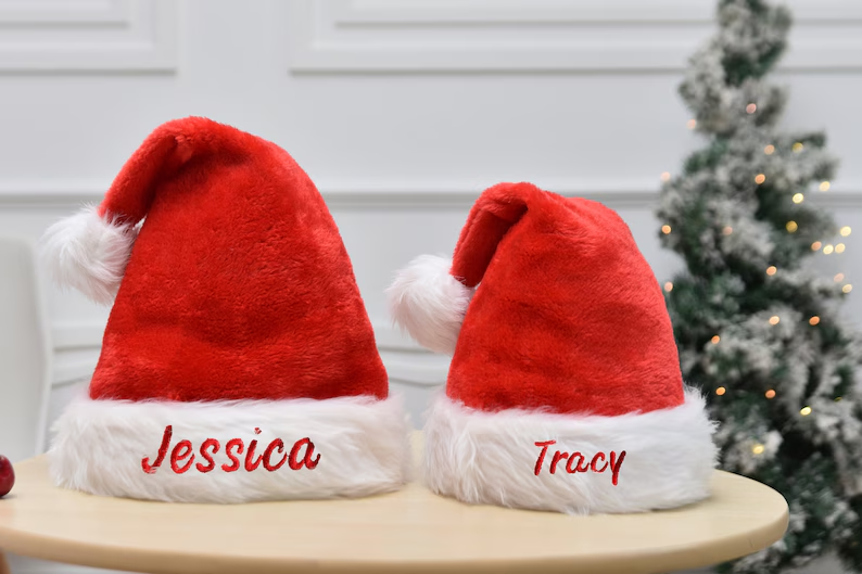 Christmas Mommy&Me Custom Name Hat