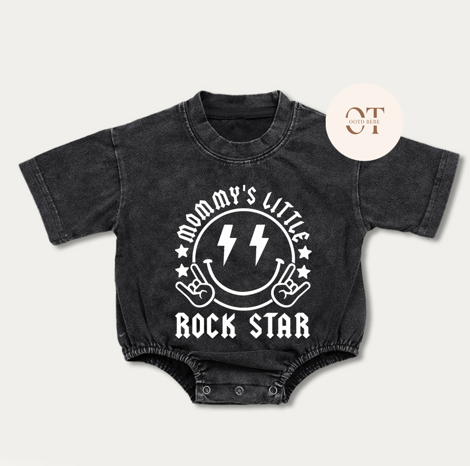 Baby Mommy's Little Rock Star Romper