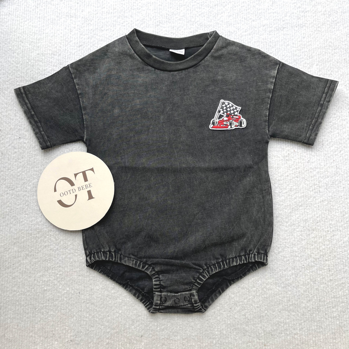 Baby Racing Bubble Romper