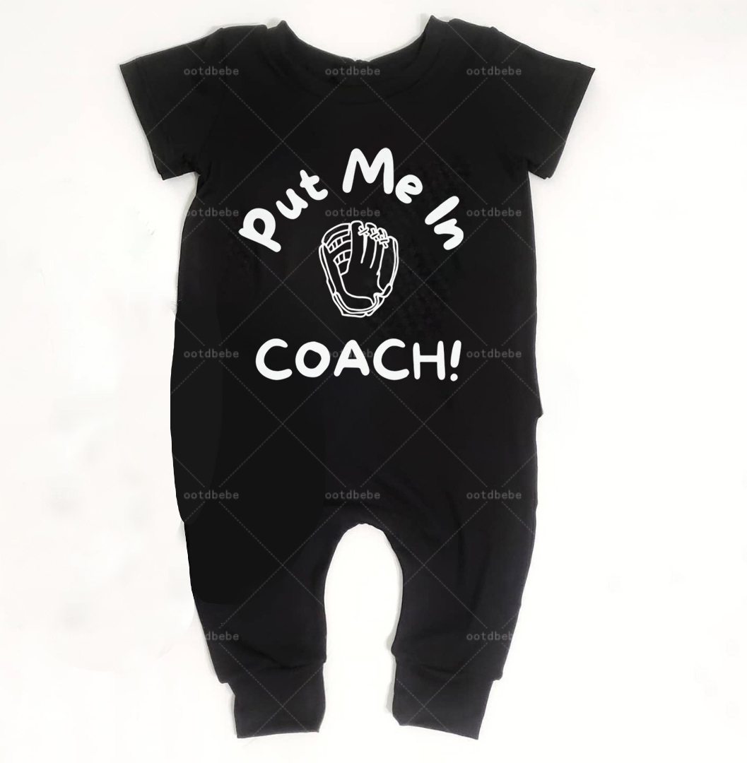 Baby Put Me In Coach Jumpsuit