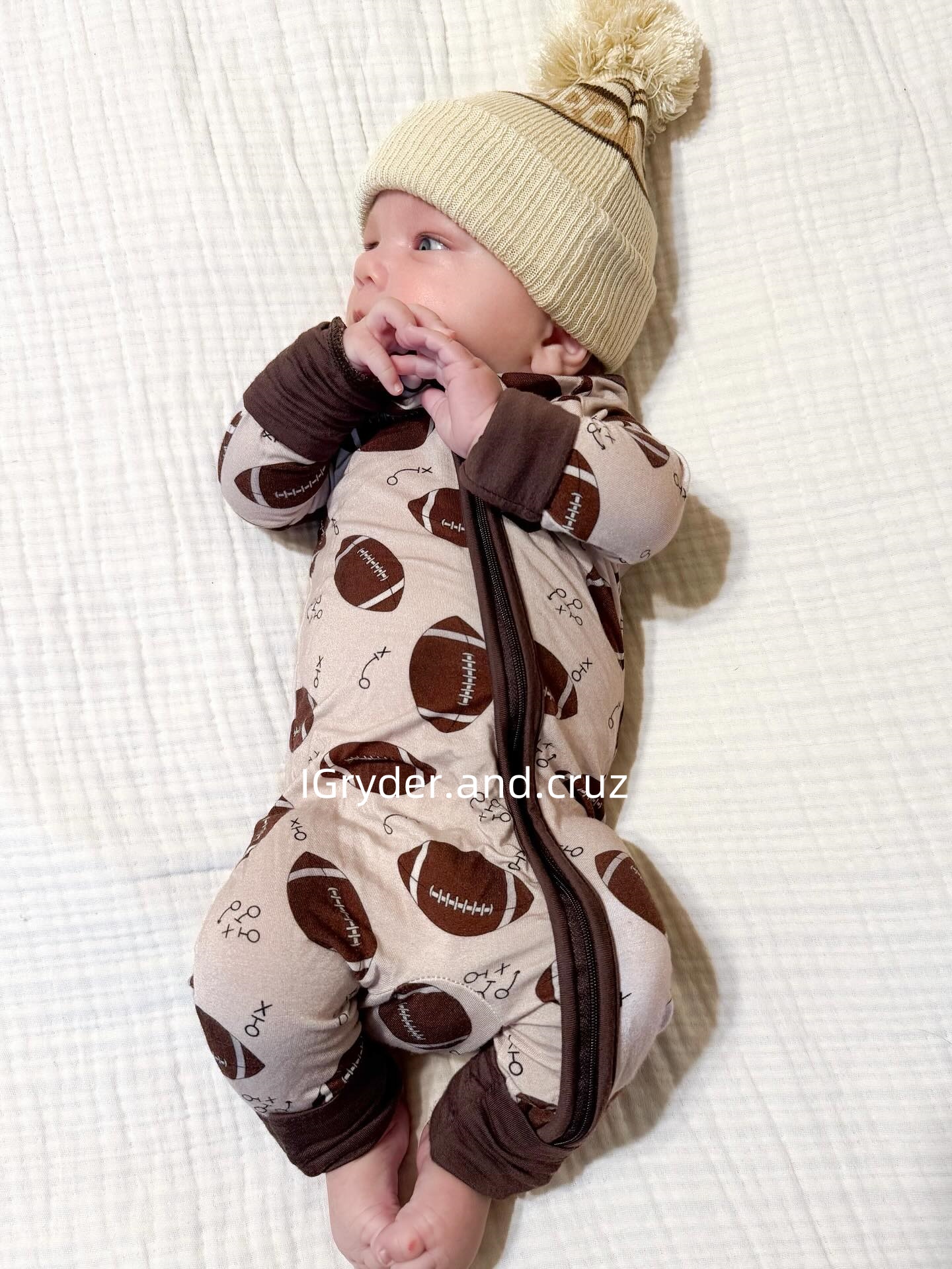 Baby Football Bamboo Sleeper