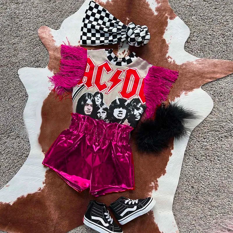 2 Piece  Baby ACDC Set