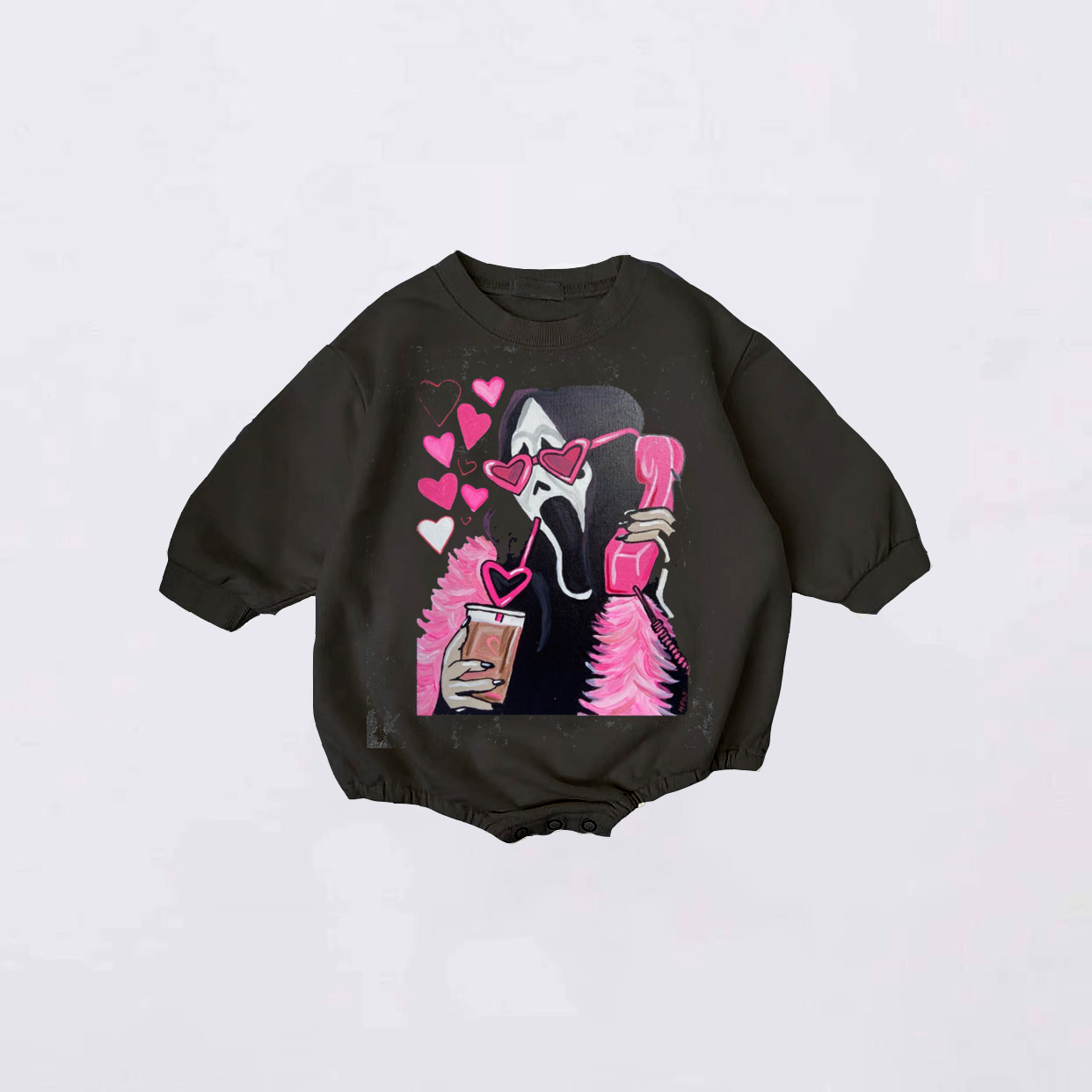 baby Call Me Halloween Romper