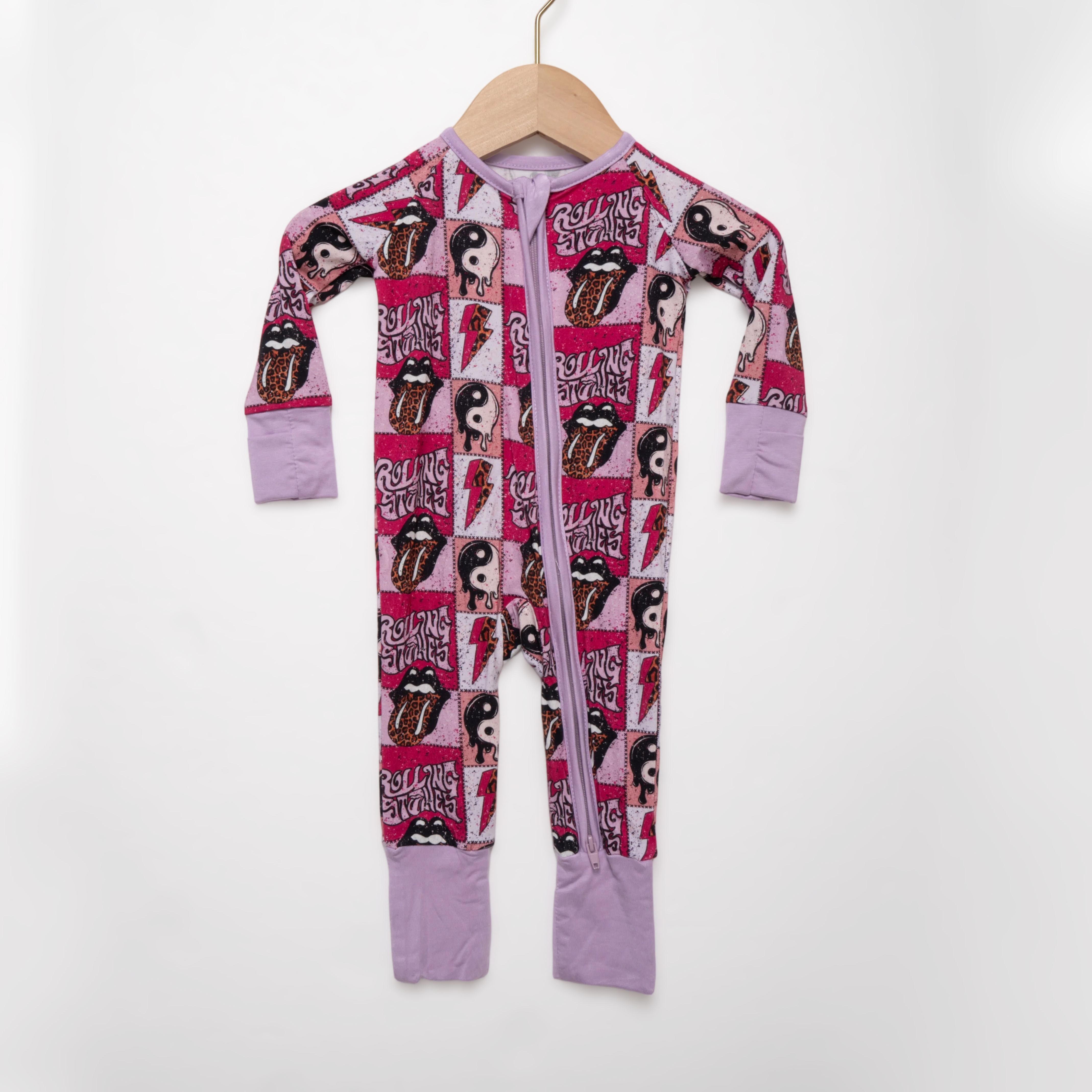 Newborn Band Checkered Bamboo Sleeper