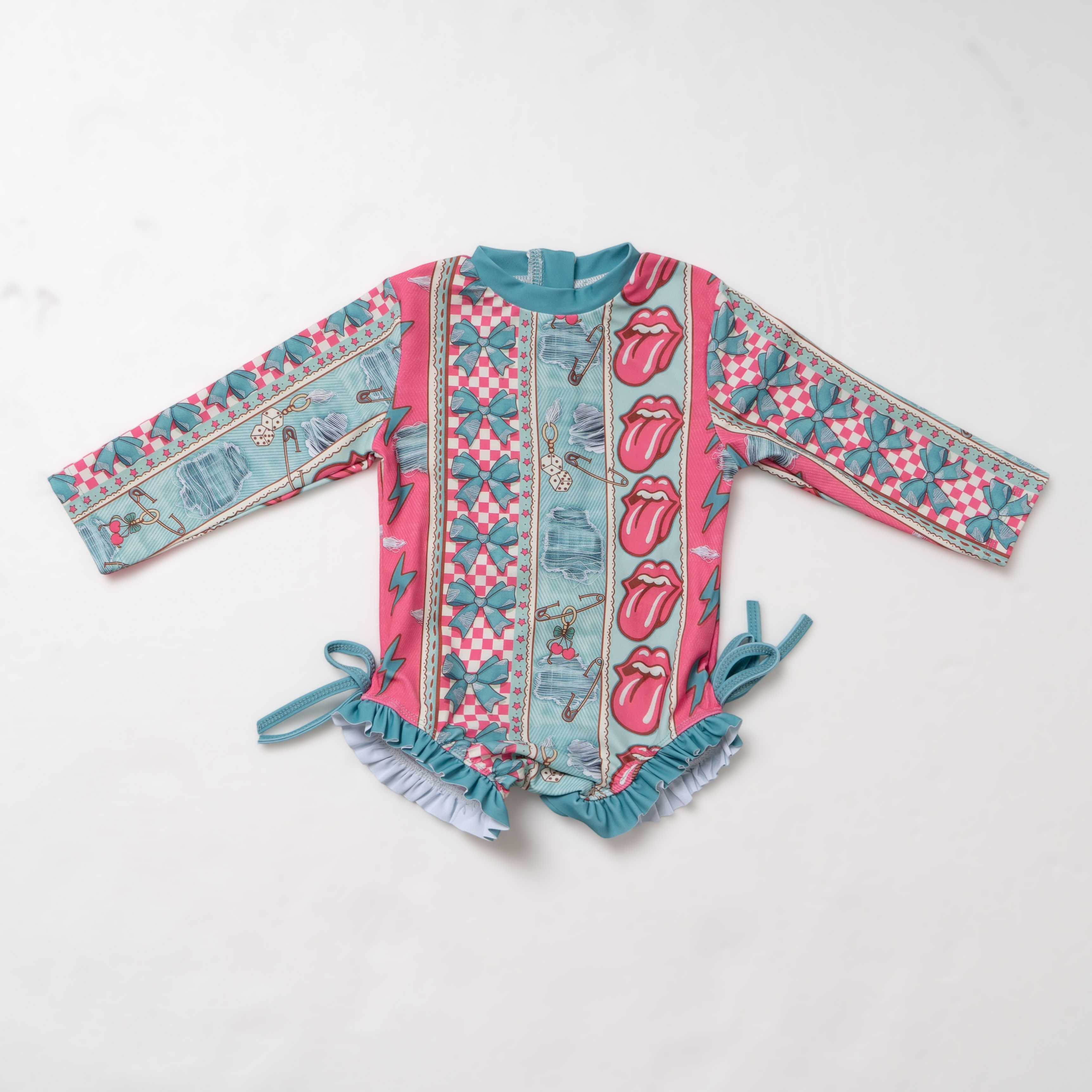 Baby Groovy Stripe Swimsuit