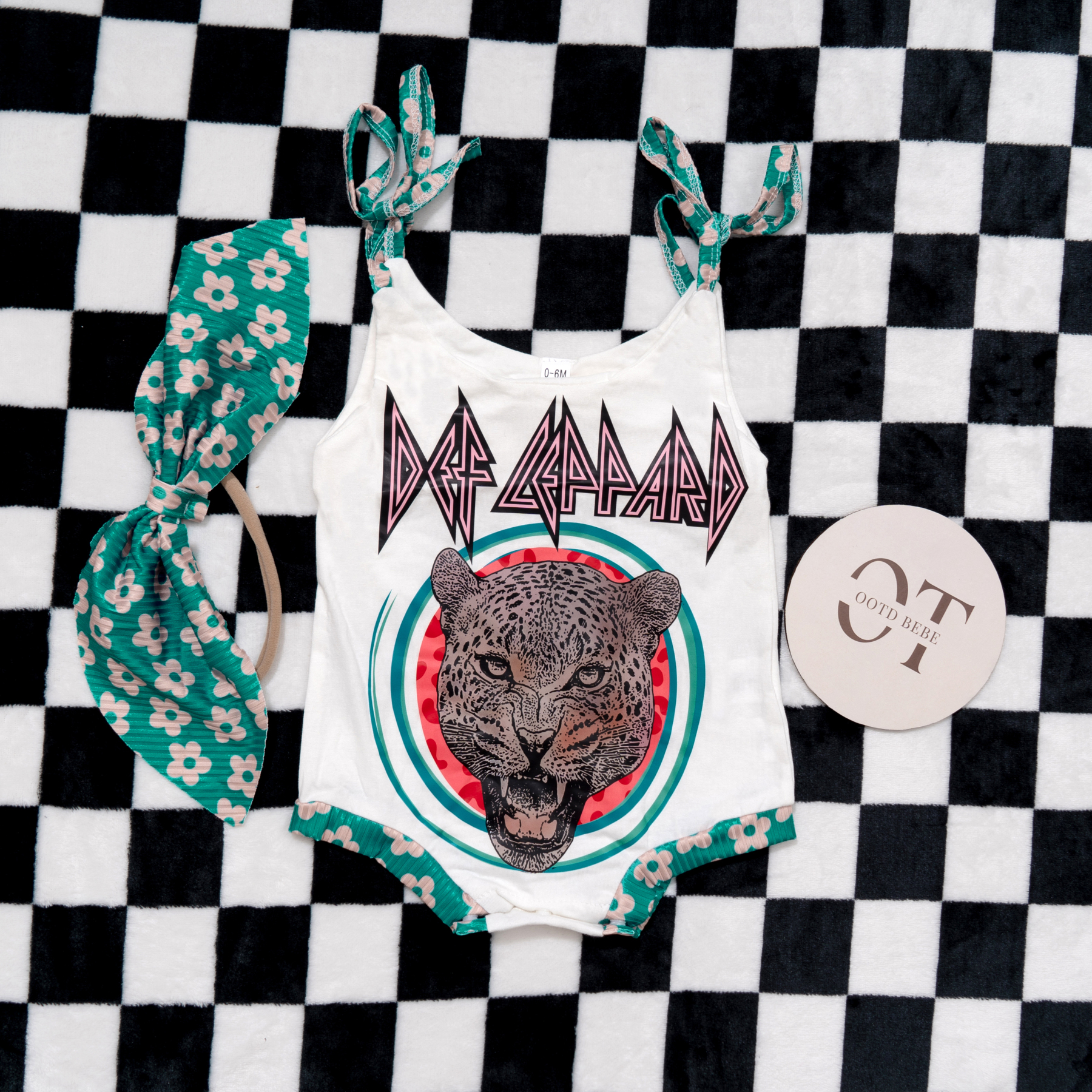 Baby Band Romper With Headband