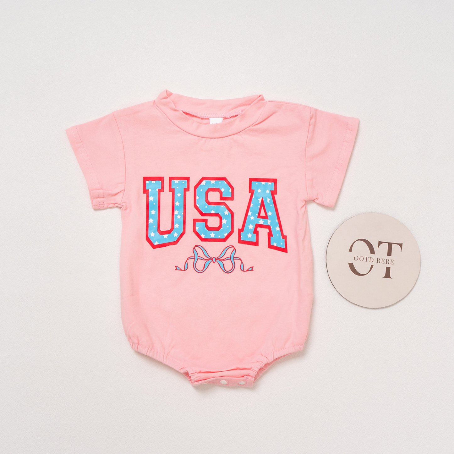 Baby Bow USA Romper