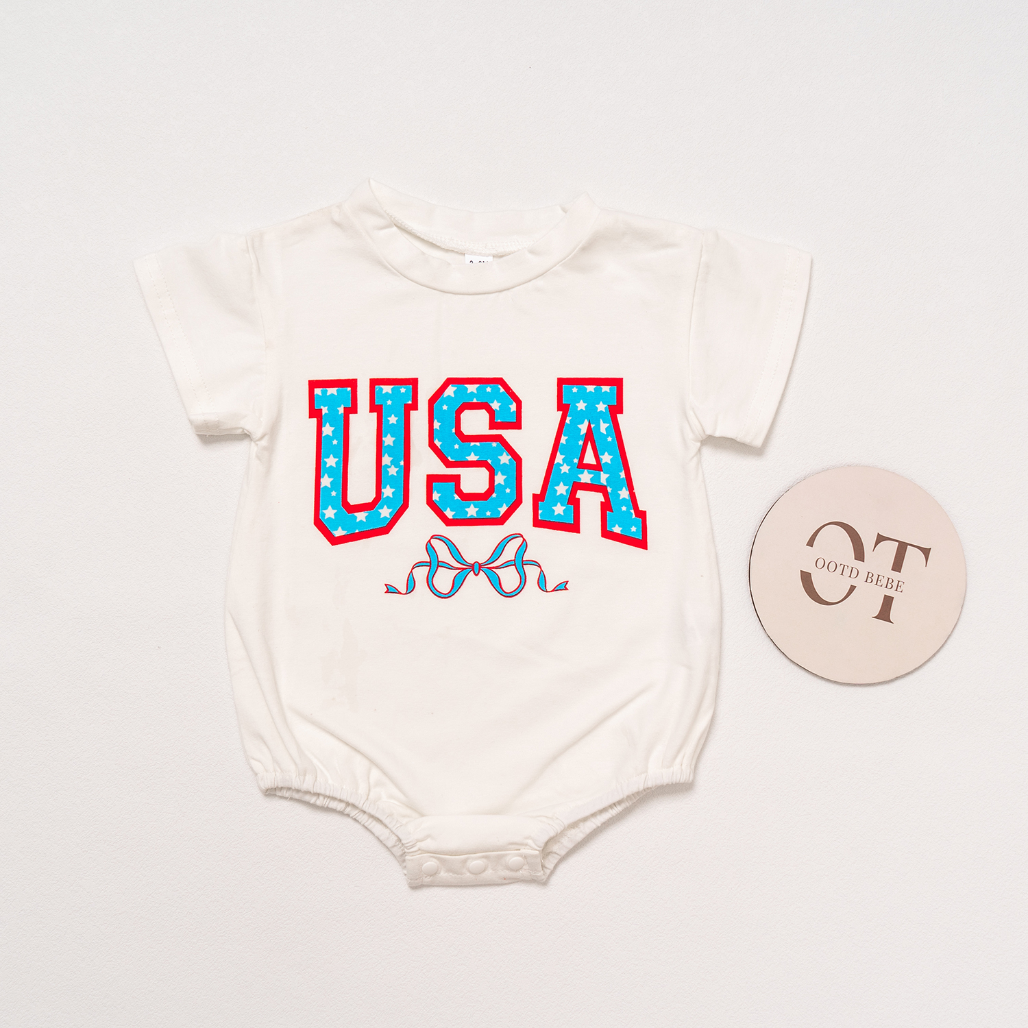 Baby Bow USA Romper
