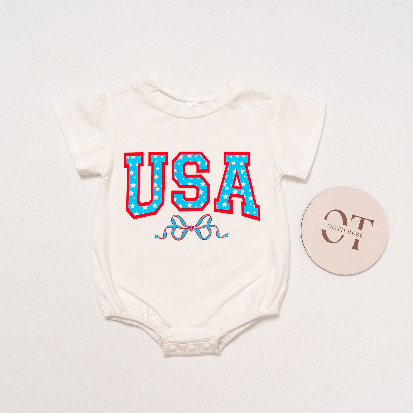 Baby Bow USA Romper