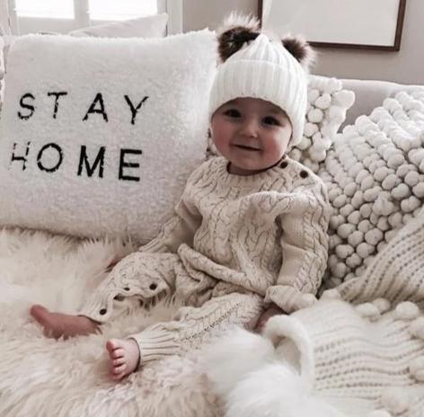 Baby Cotton Knit Romper-visikids