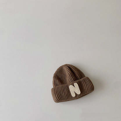 Baby Alphabet Knit Beanie