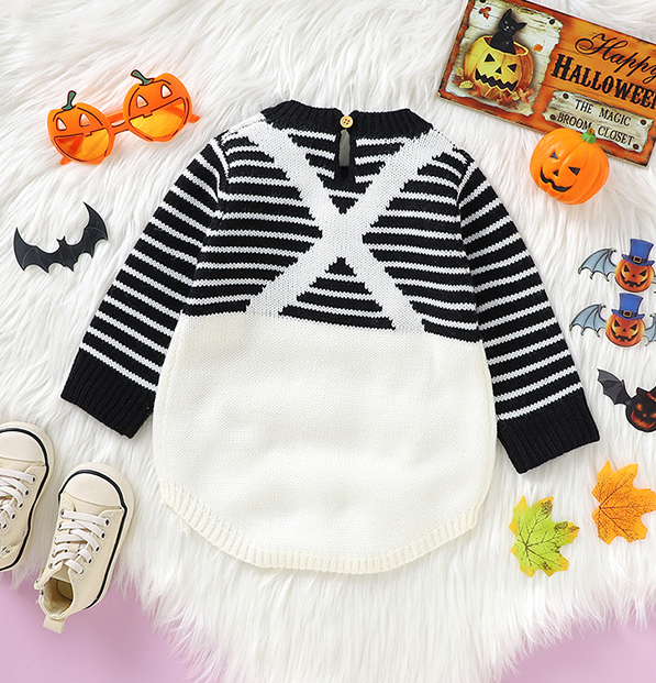 Newborn Jack Skellington Romper Sweater