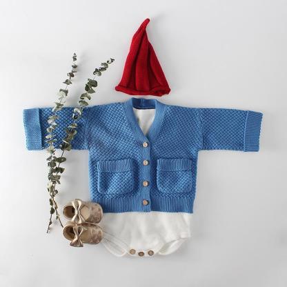 Spring New Baby Knitted Jacket Cardigan