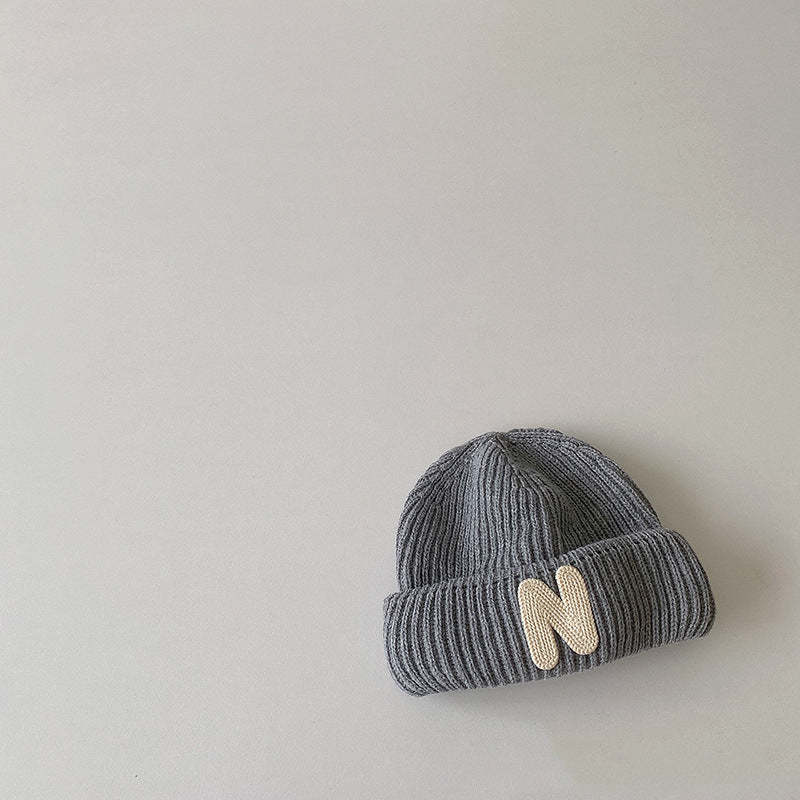 Baby Alphabet Knit Beanie