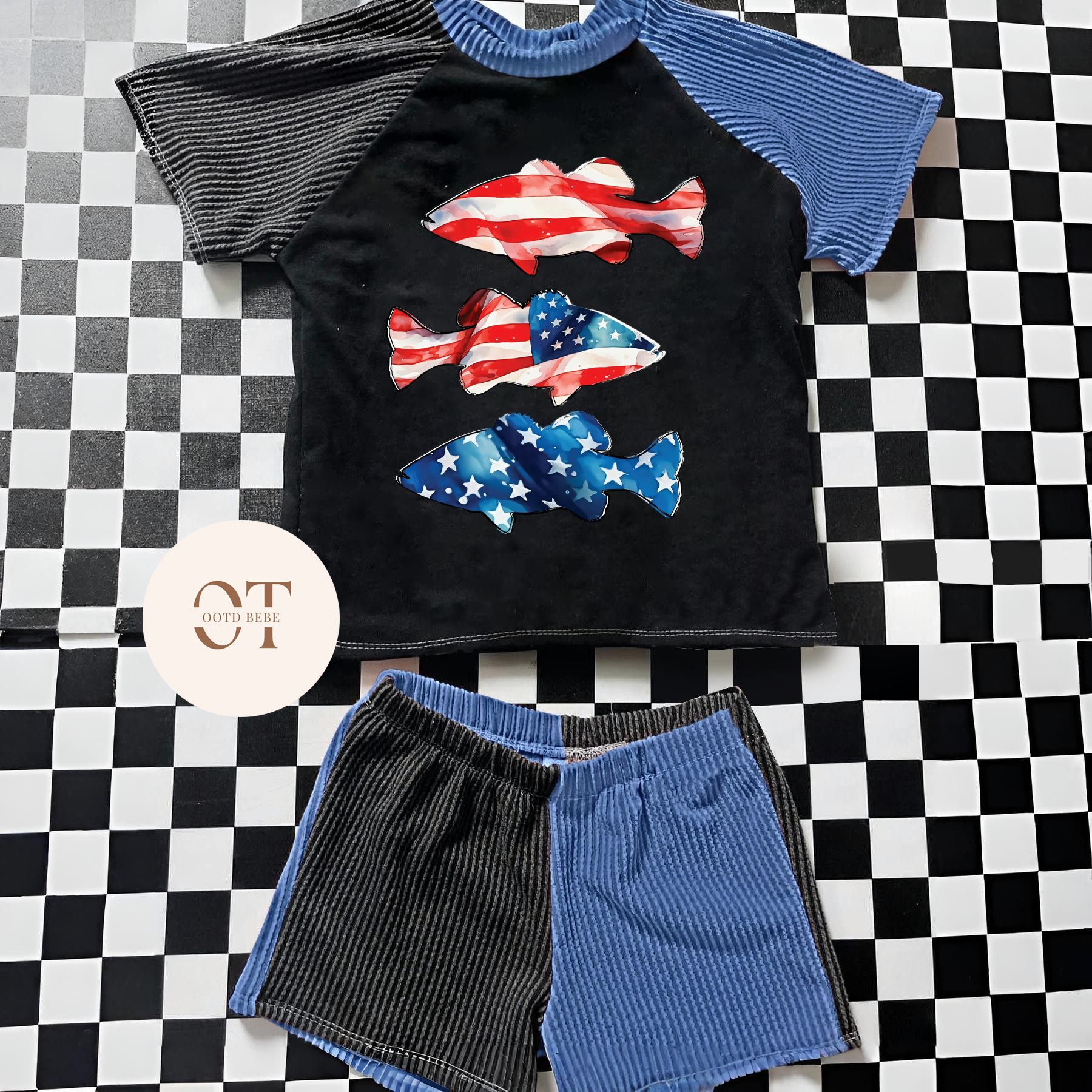Toddler Independence Day Fish Set