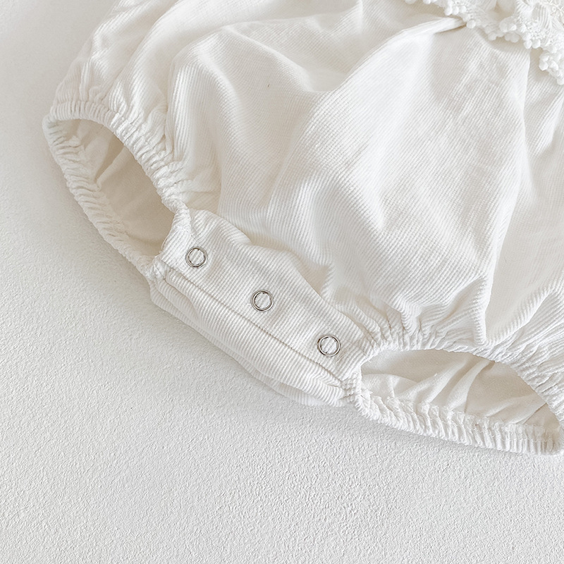 Baby Solid Romper With Hat