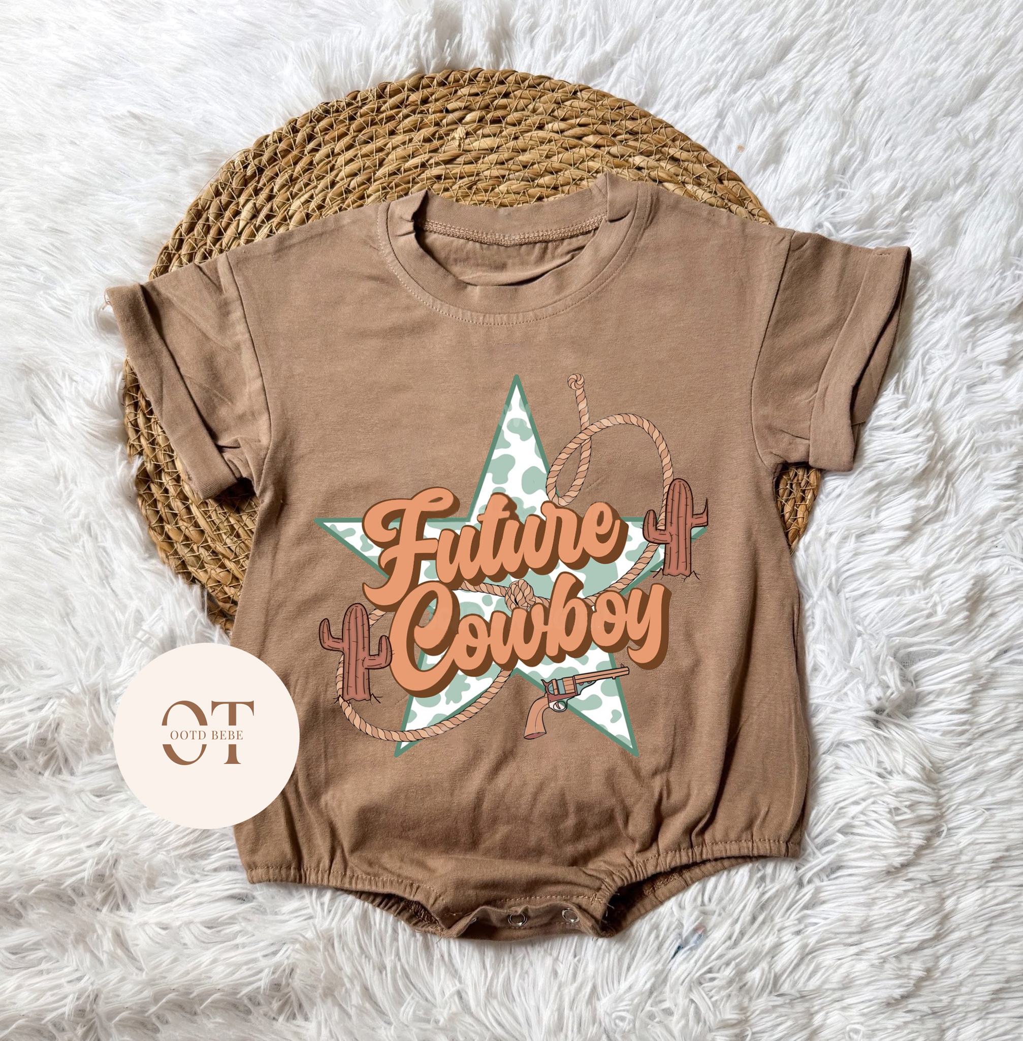 Baby Future Cowboy Romper