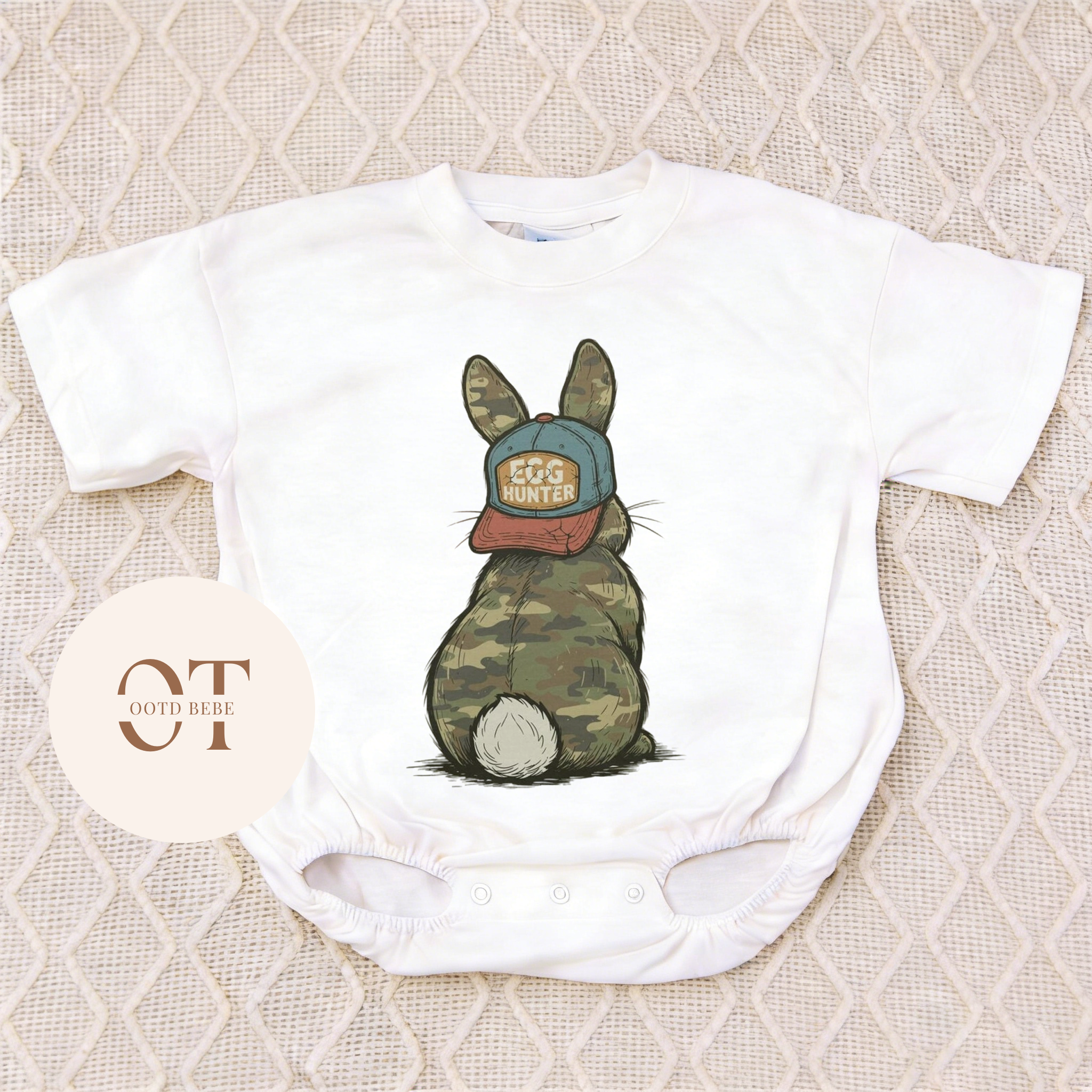 Baby Egg Hunter Romper