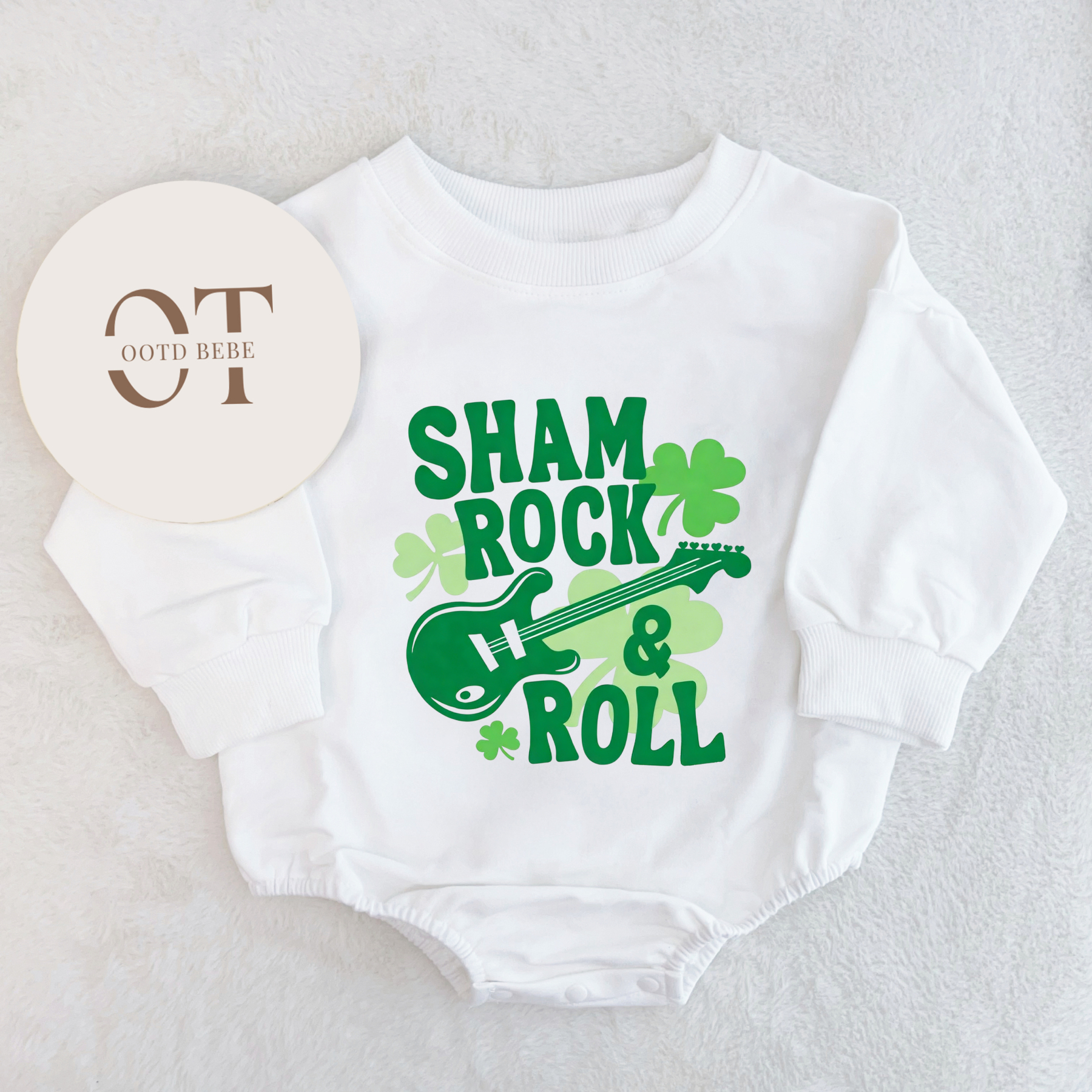 Baby Sham Rock & Roll Romper