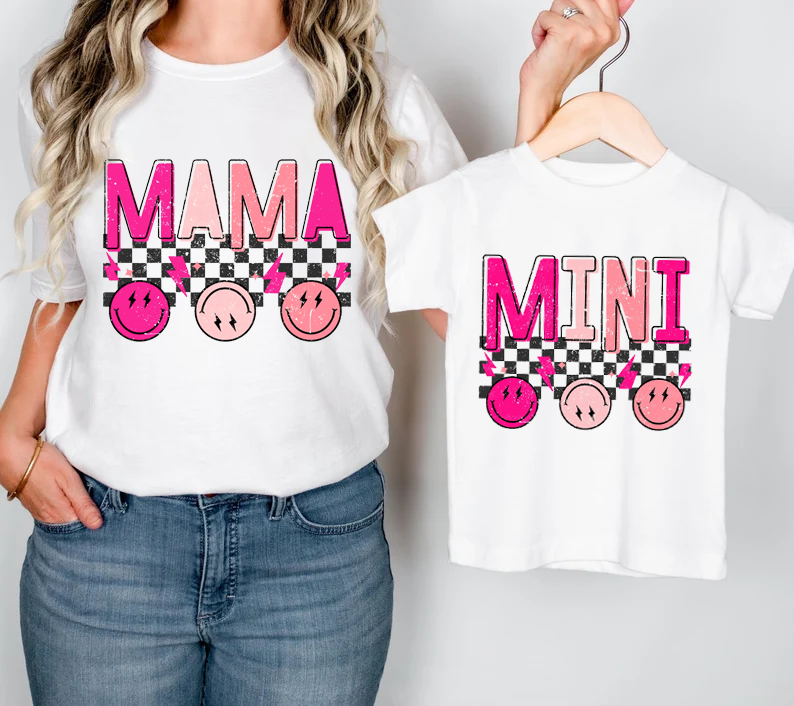Little Man Vibes And Mama Vibes Sweatshirt-visikids