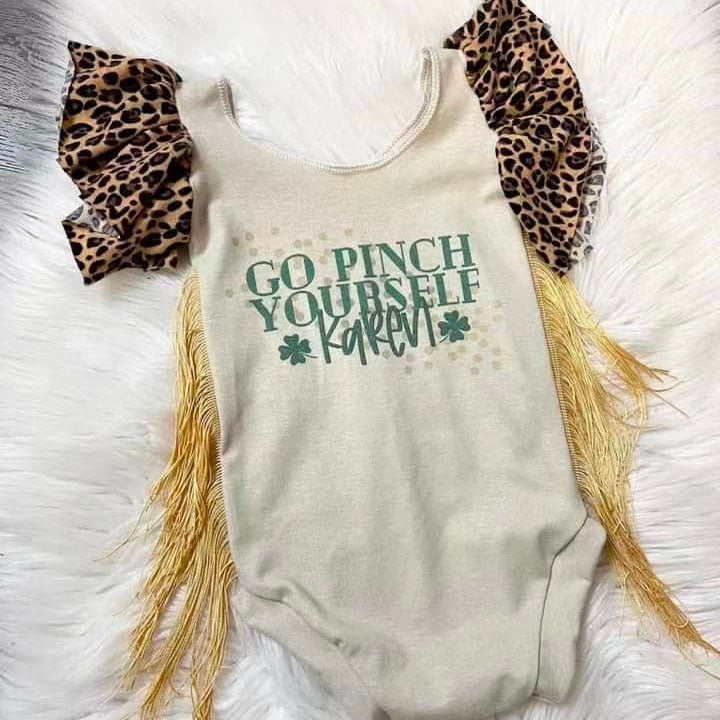Baby  Print Romper.