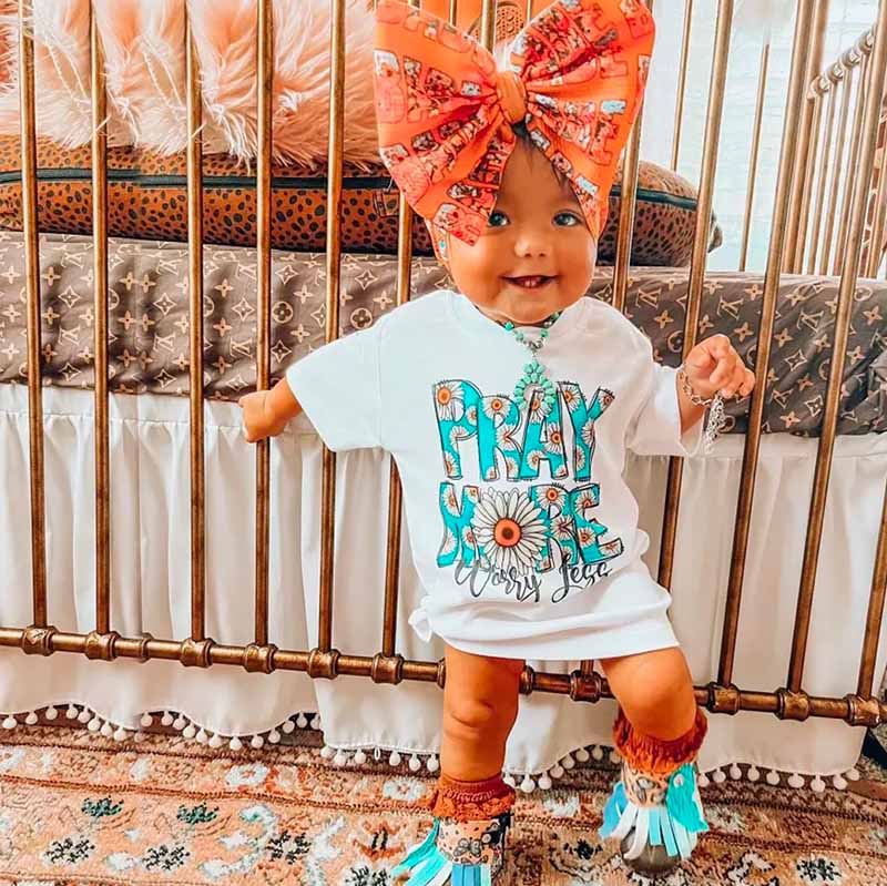 Baby Girl Print T-skirt.