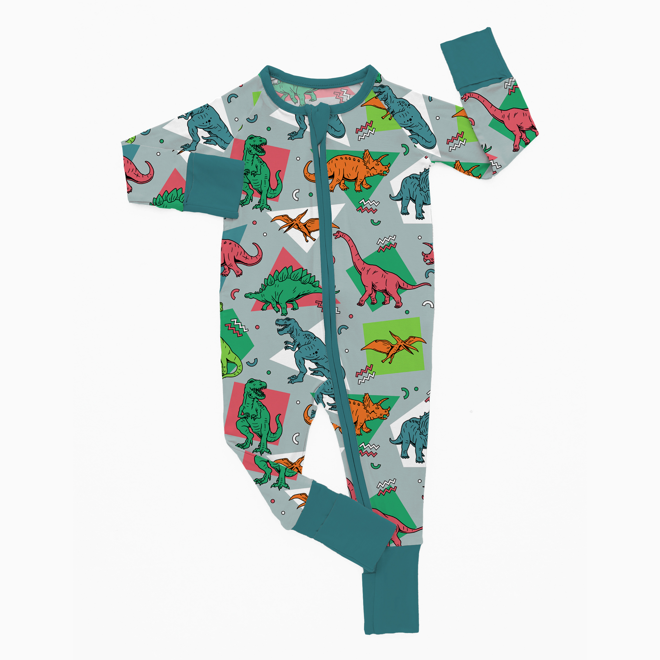 Newborn Dinosaur Bamboo Sleeper