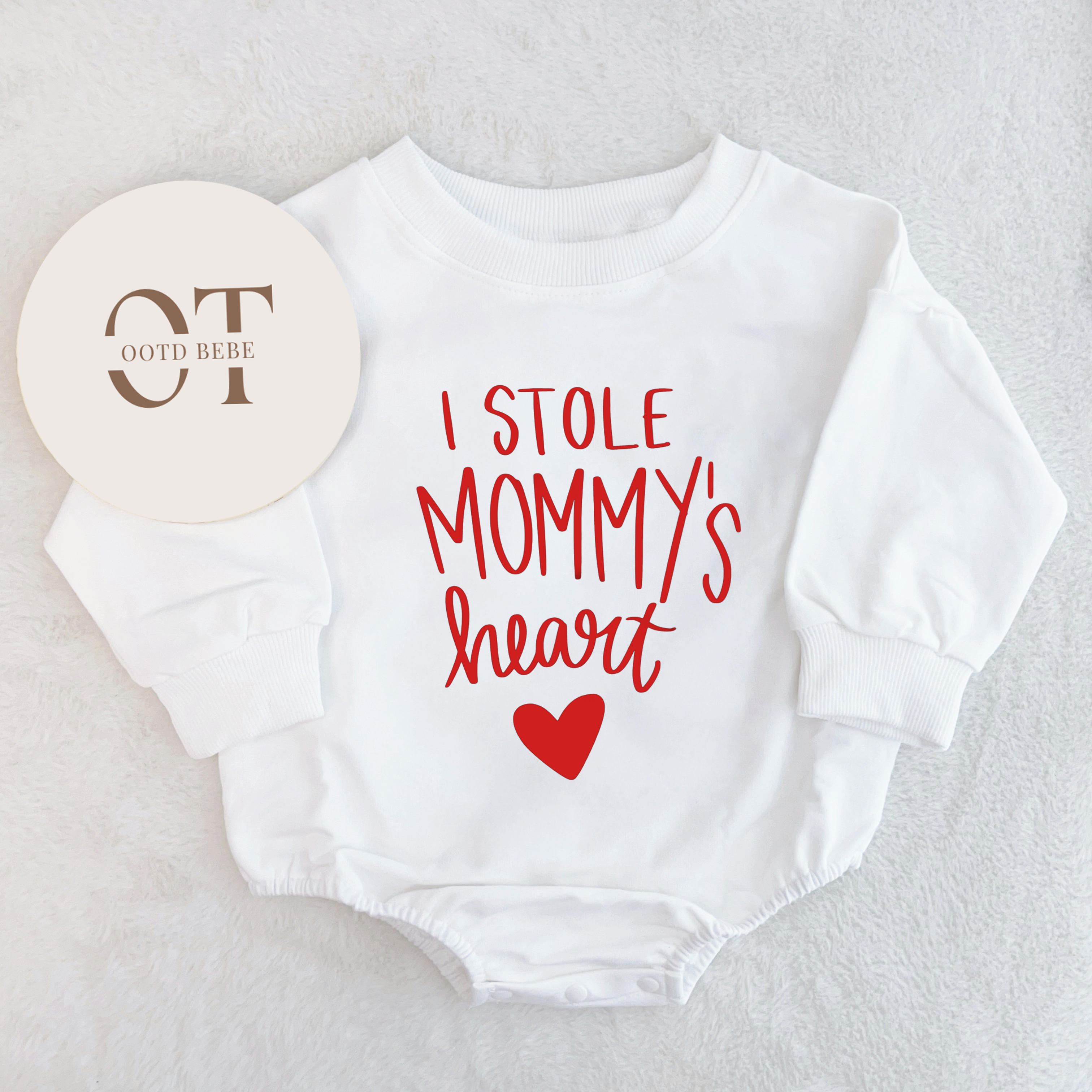 Baby I Stole Mommy's Heart Romper