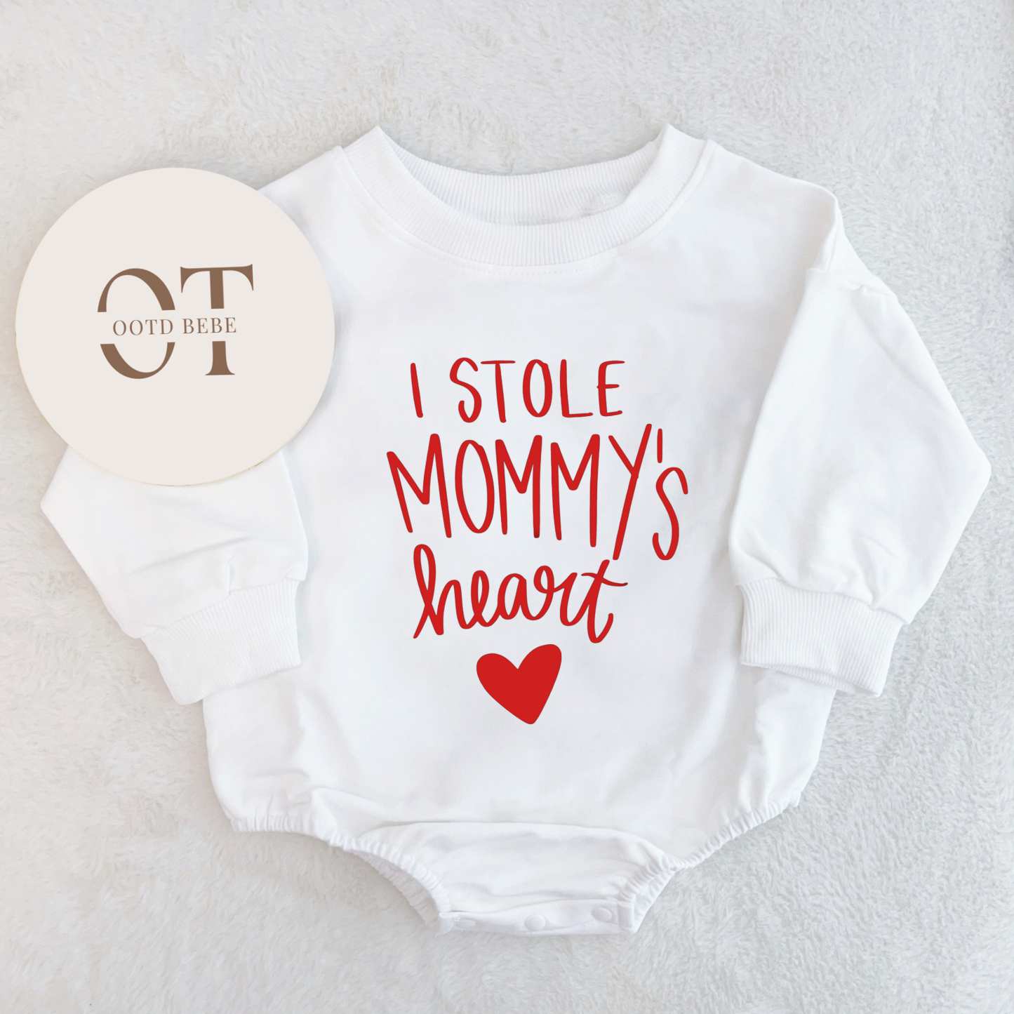 Baby I Stole Mommy's Heart Romper