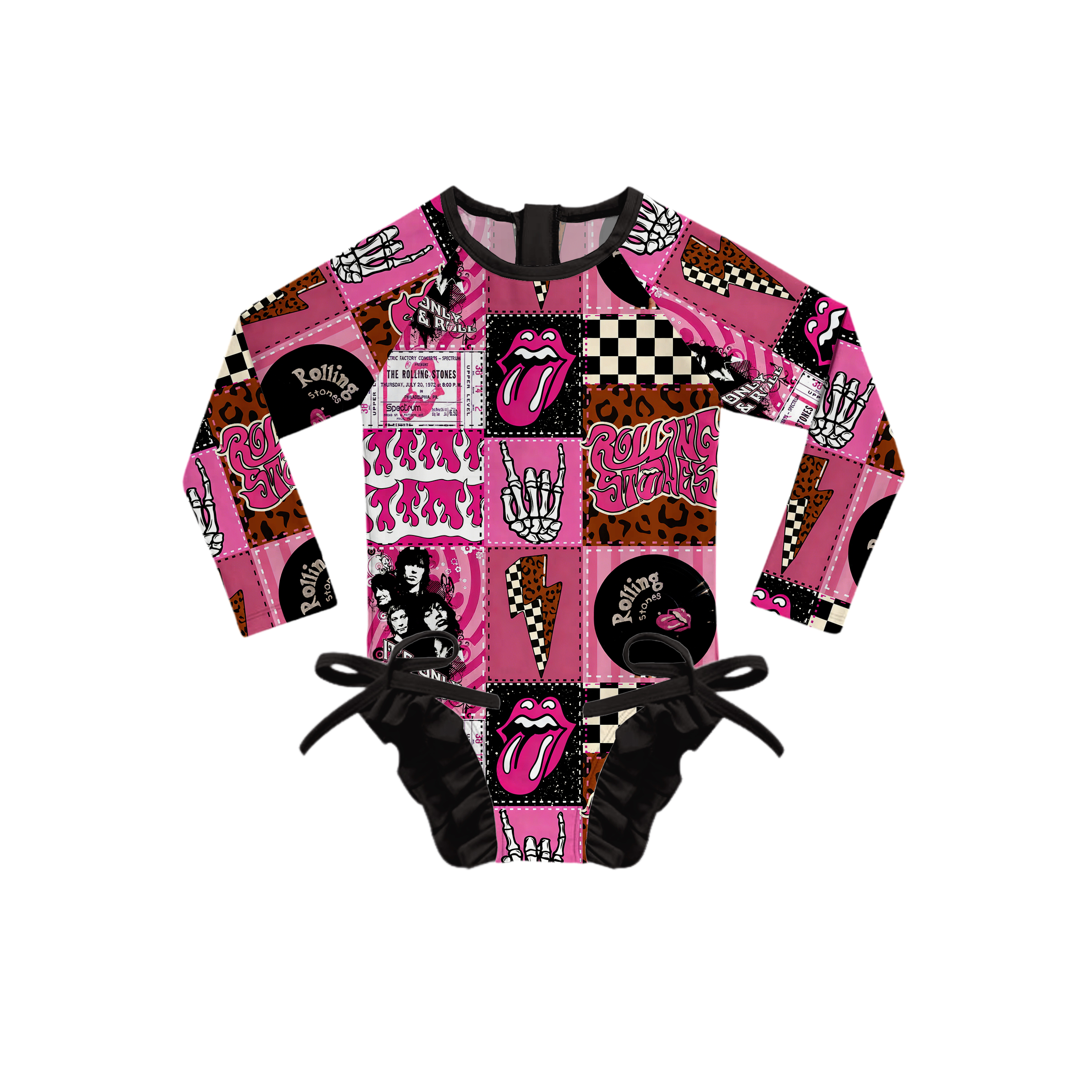 Baby Band Checkered Swimsuit