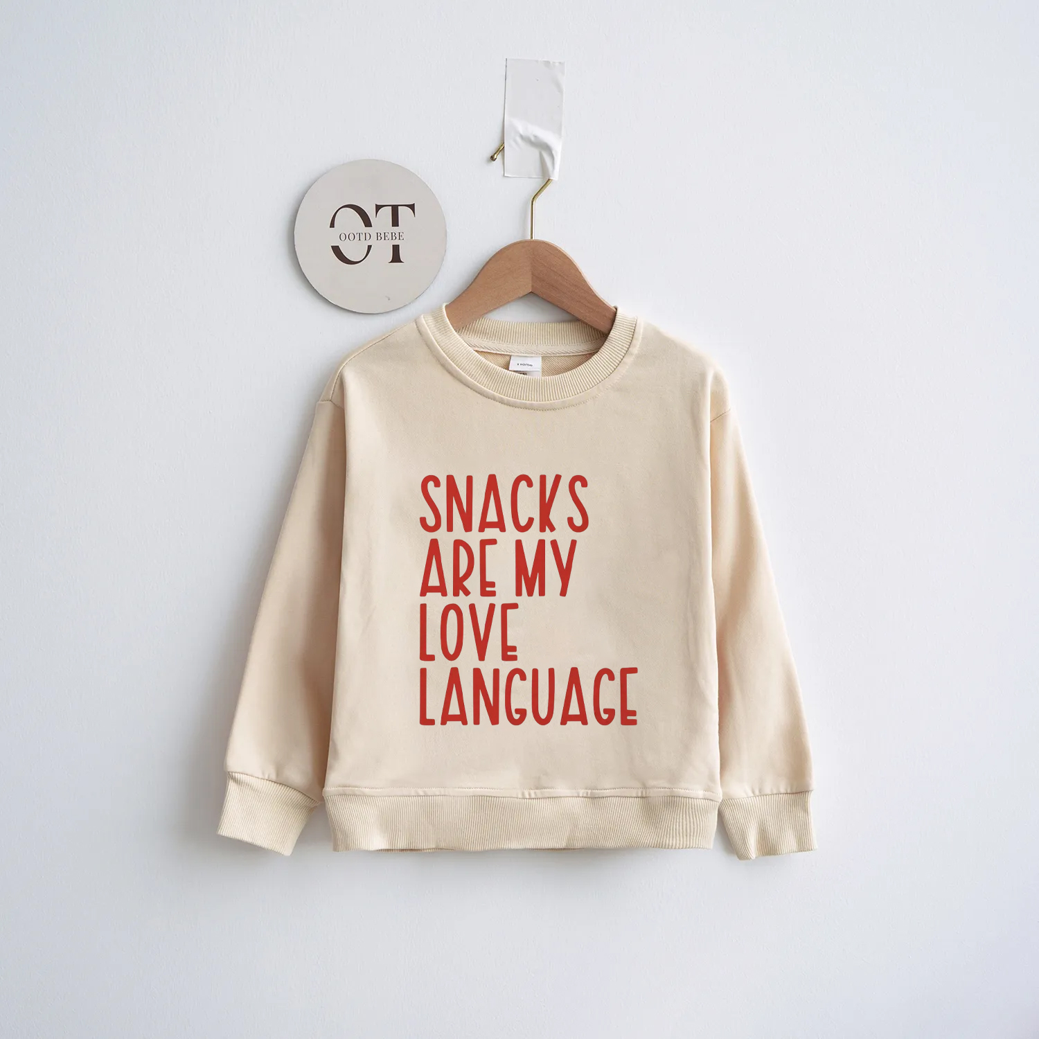 Toddler Snacks Are My Love Language Sweatshirt
