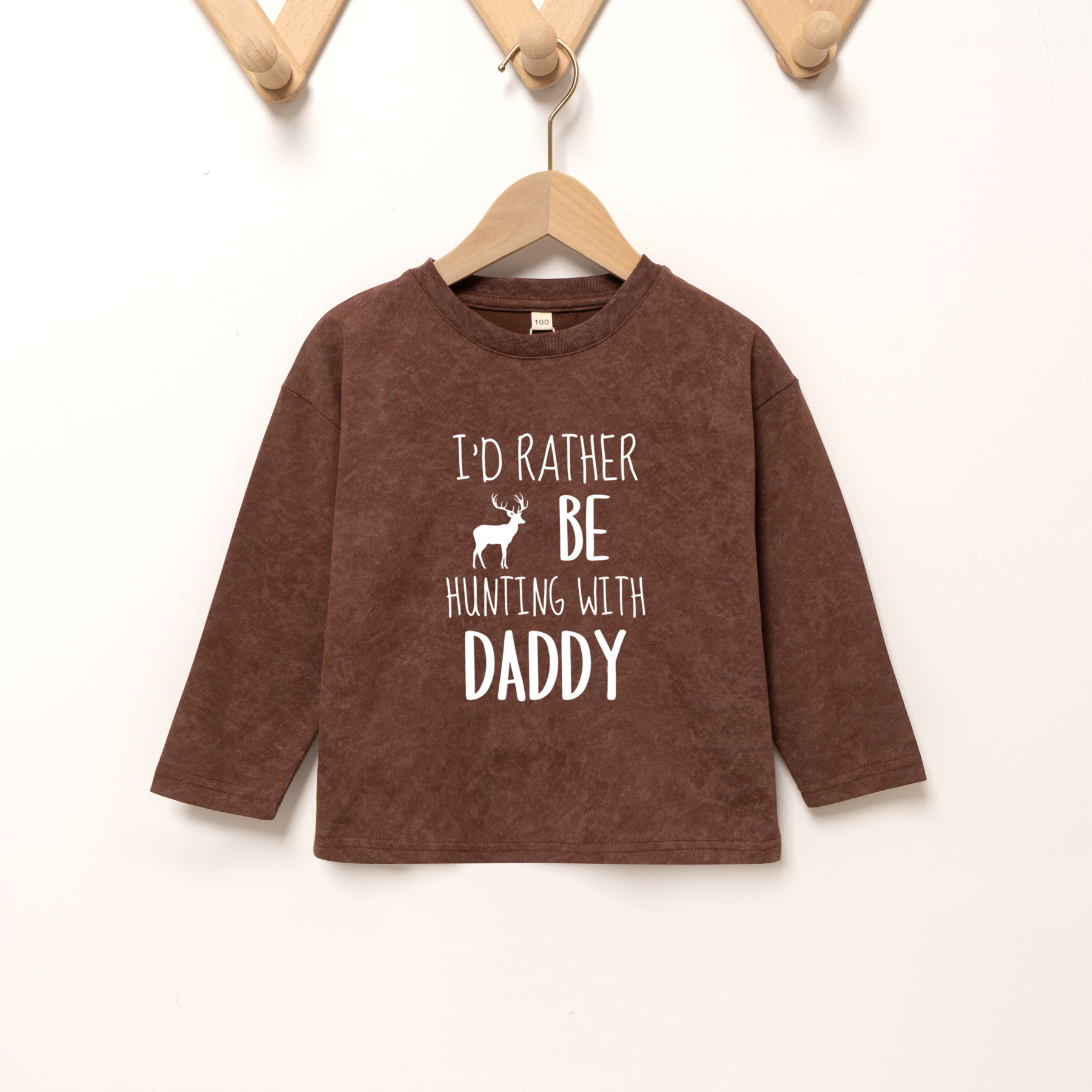 Toddler I'd Rather Be Hunting With Daddy T-shirt