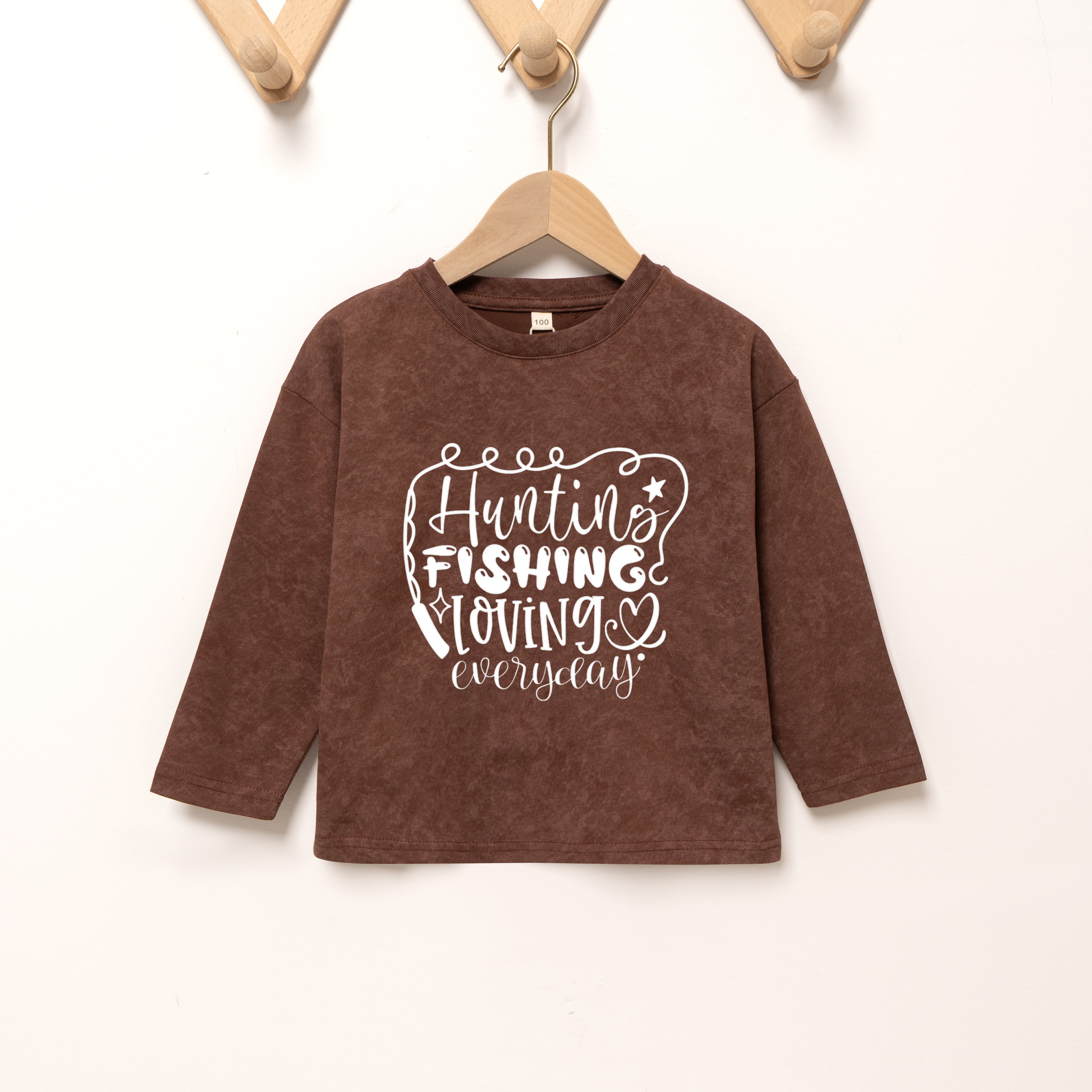 Toddler Hunting Fishing Loving Everyday T-shirt