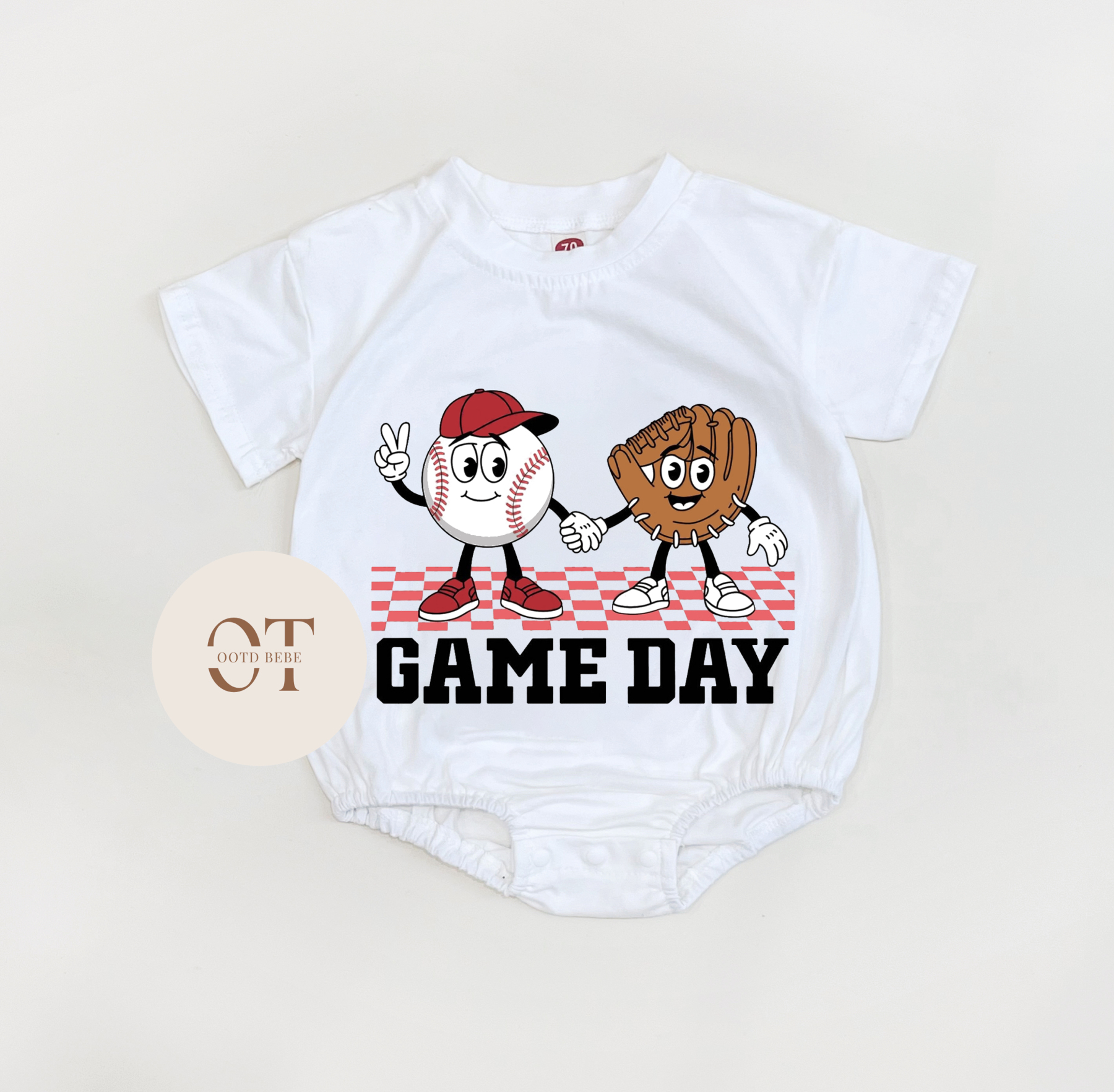 Baby Game Day Romper