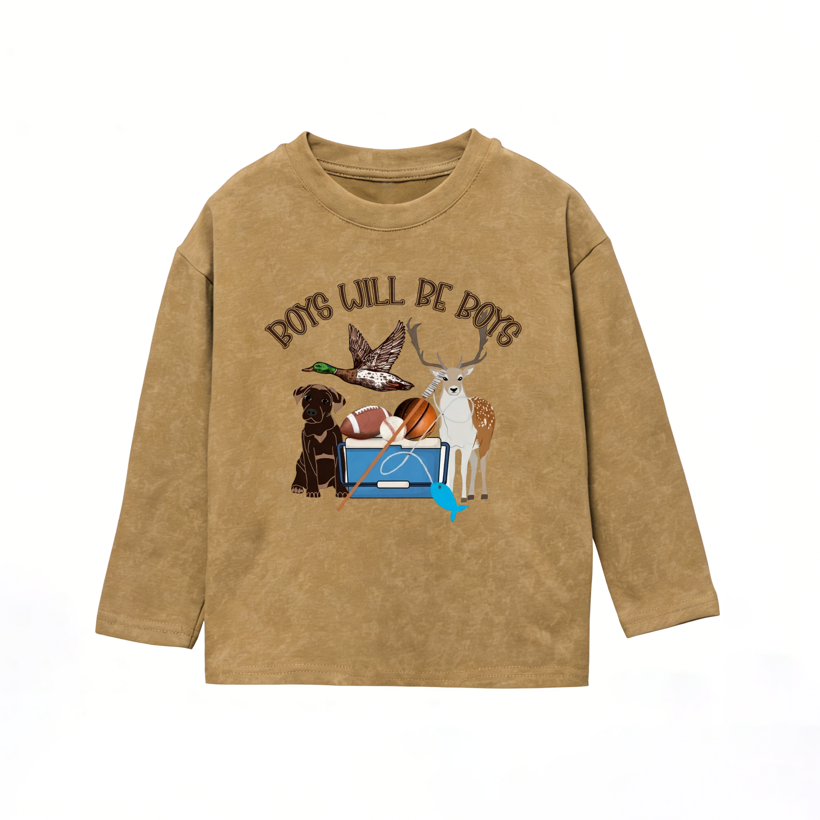 Toddler Boys Will Be Boys T-shirt (Two Colors)