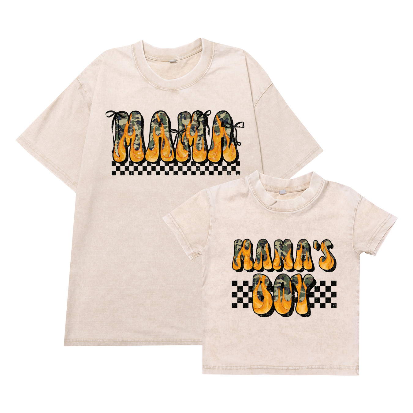 Mama And Mama's Boy Lightning Matching Clothing