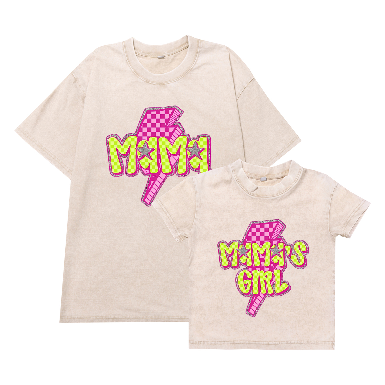 Mama And Mama's Girl Lightning Matching Clothing