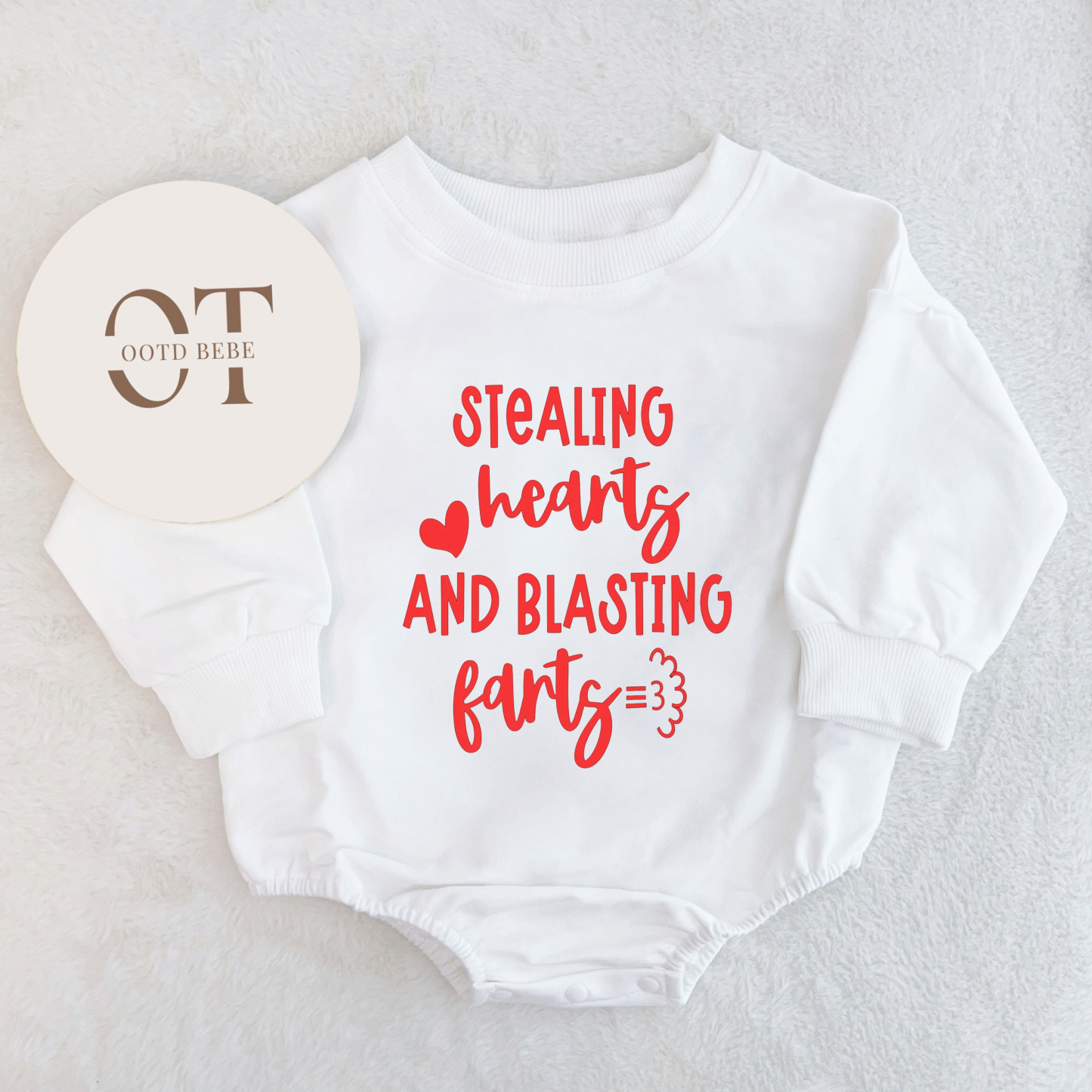 Baby Stealing Heats And Making Farts Romper