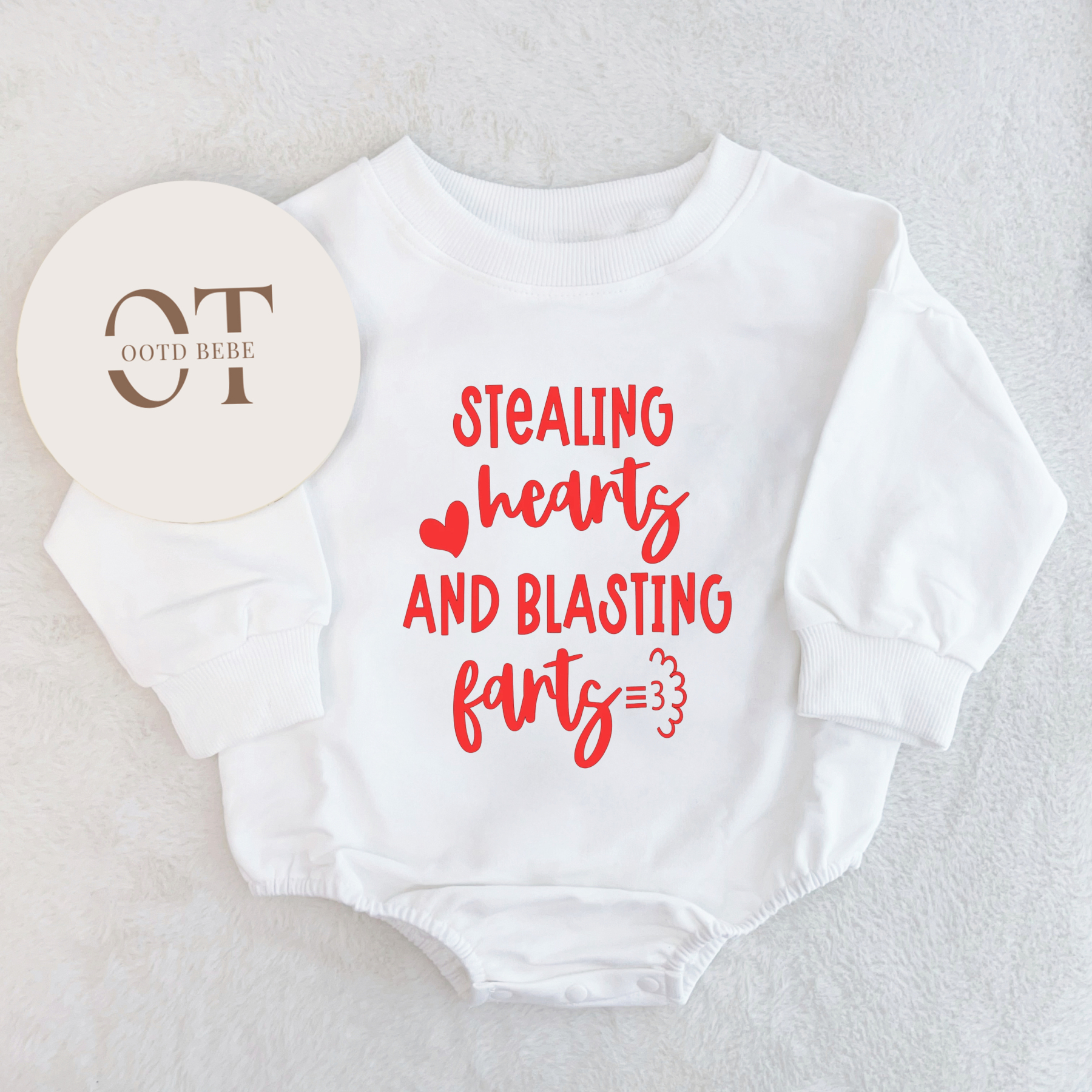Baby Stealing Heats And Making Farts Romper