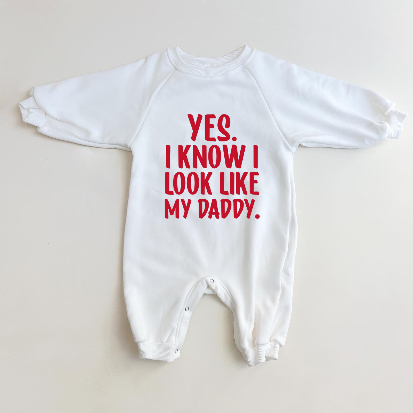 Baby Yes I Know I Look Like My Daddy Jumpsuit