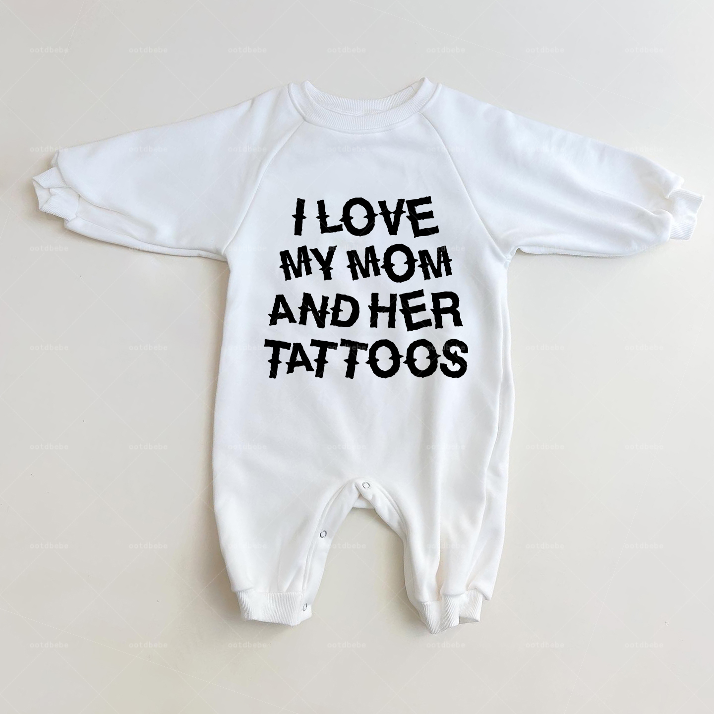 Baby I Love My Mom And Her Tattoos Jumpsuit