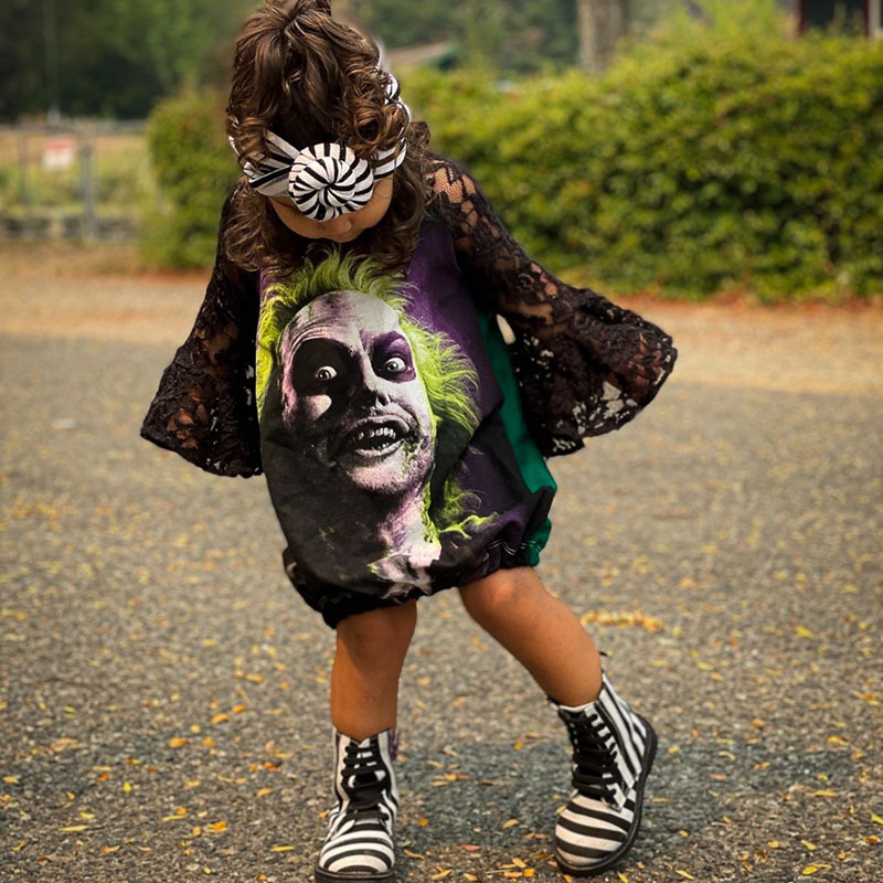 Baby Girl Halloween Romper