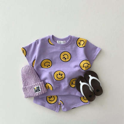 2-piece Smile Print Suit