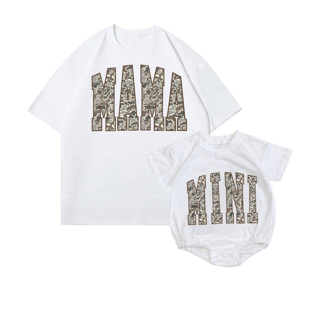 Mama & Mini Camouflage T-shirt