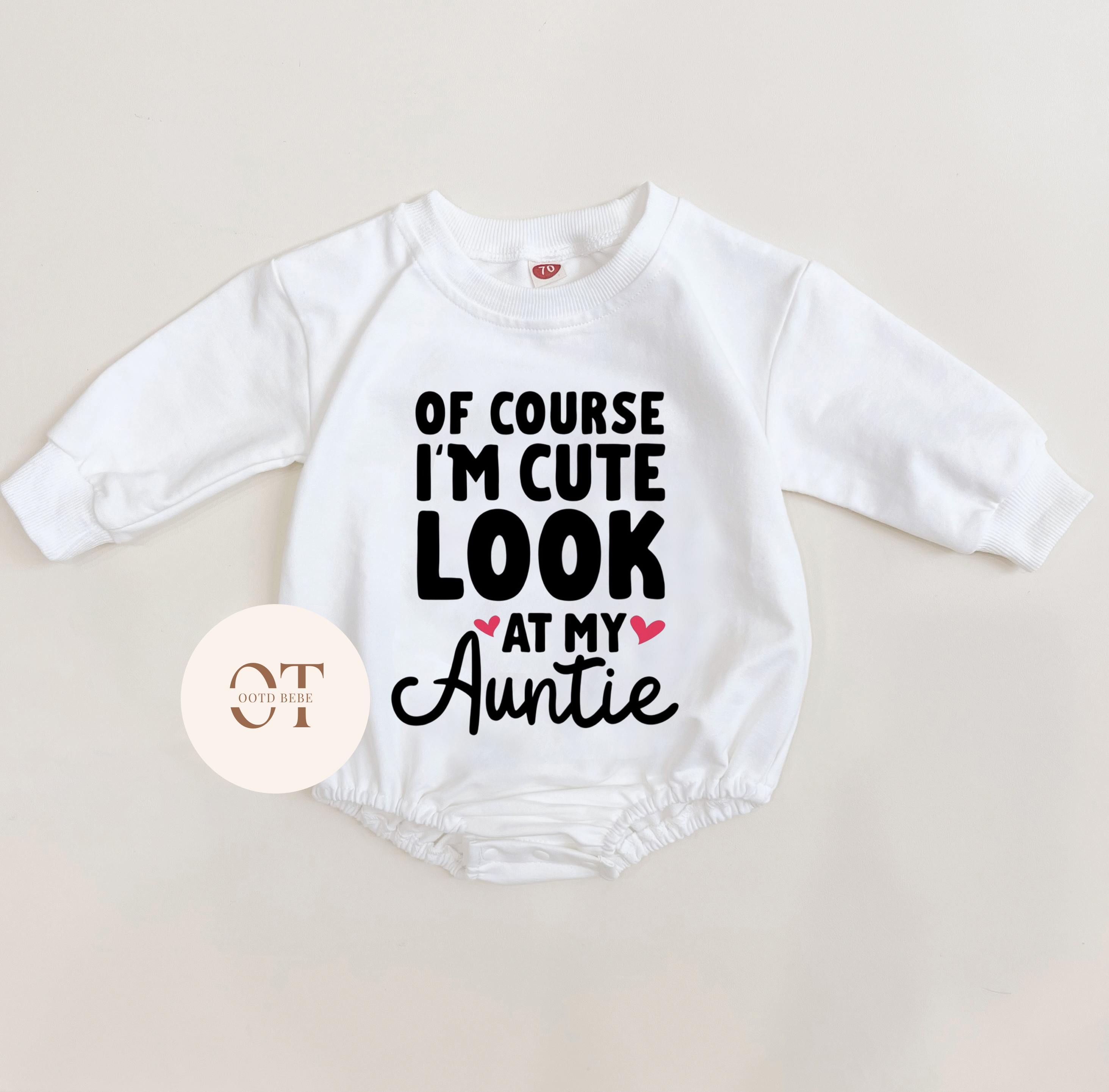 Baby Of Course I'm Cute Look At My Auntie Romper