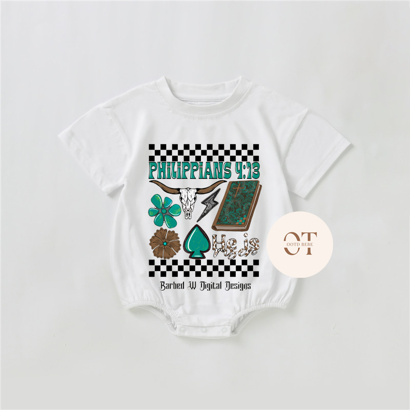 Baby He Is Risen Romper