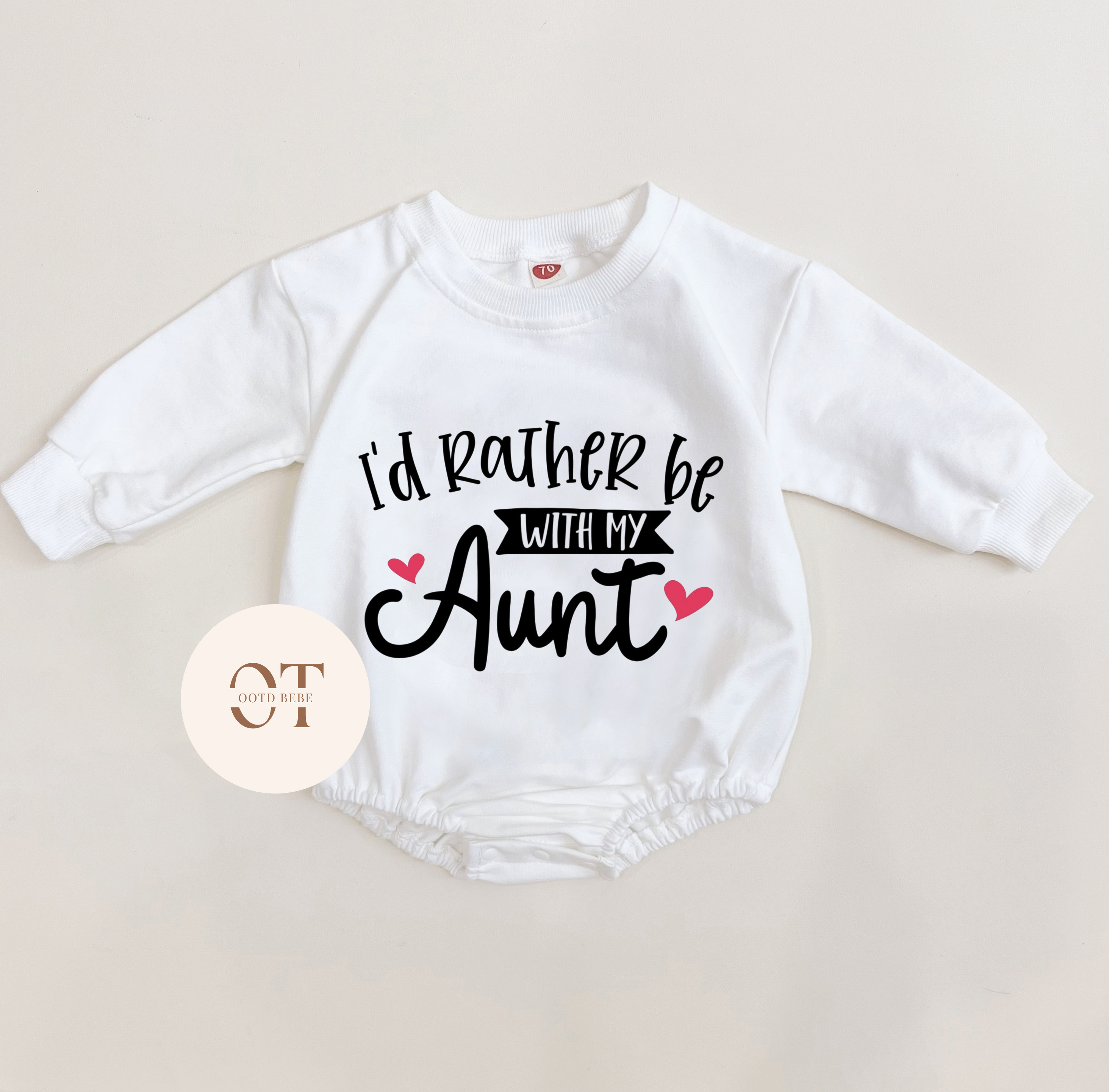 Baby I'd Rather Be With My Aunt Romper
