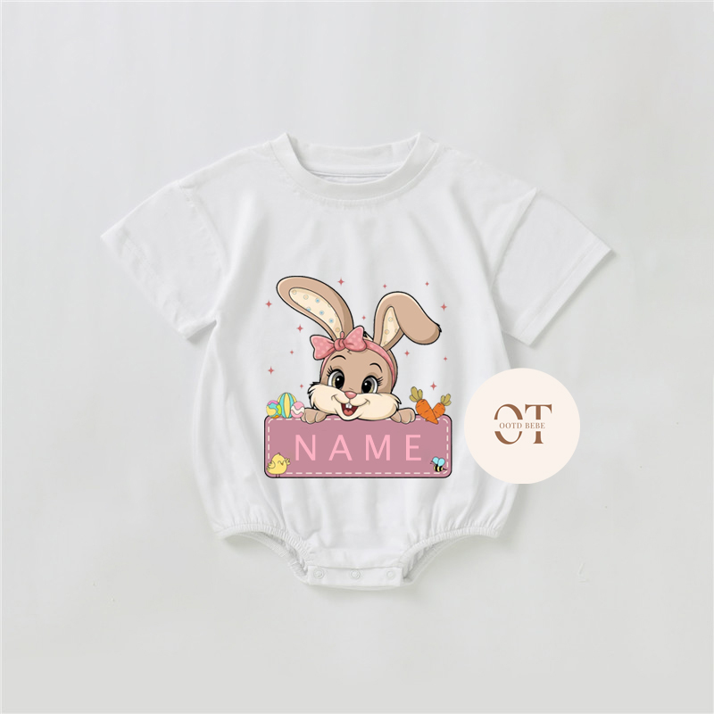 Baby Bunny Custom Name Romper